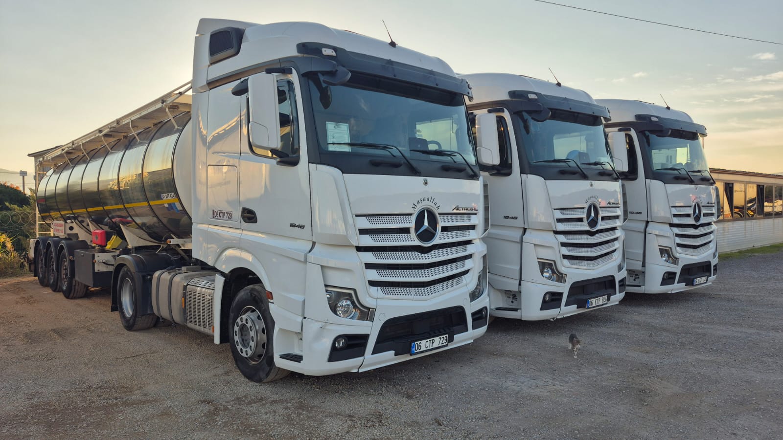 Çağım Lojistik filosundan çekiciler ve tanker
